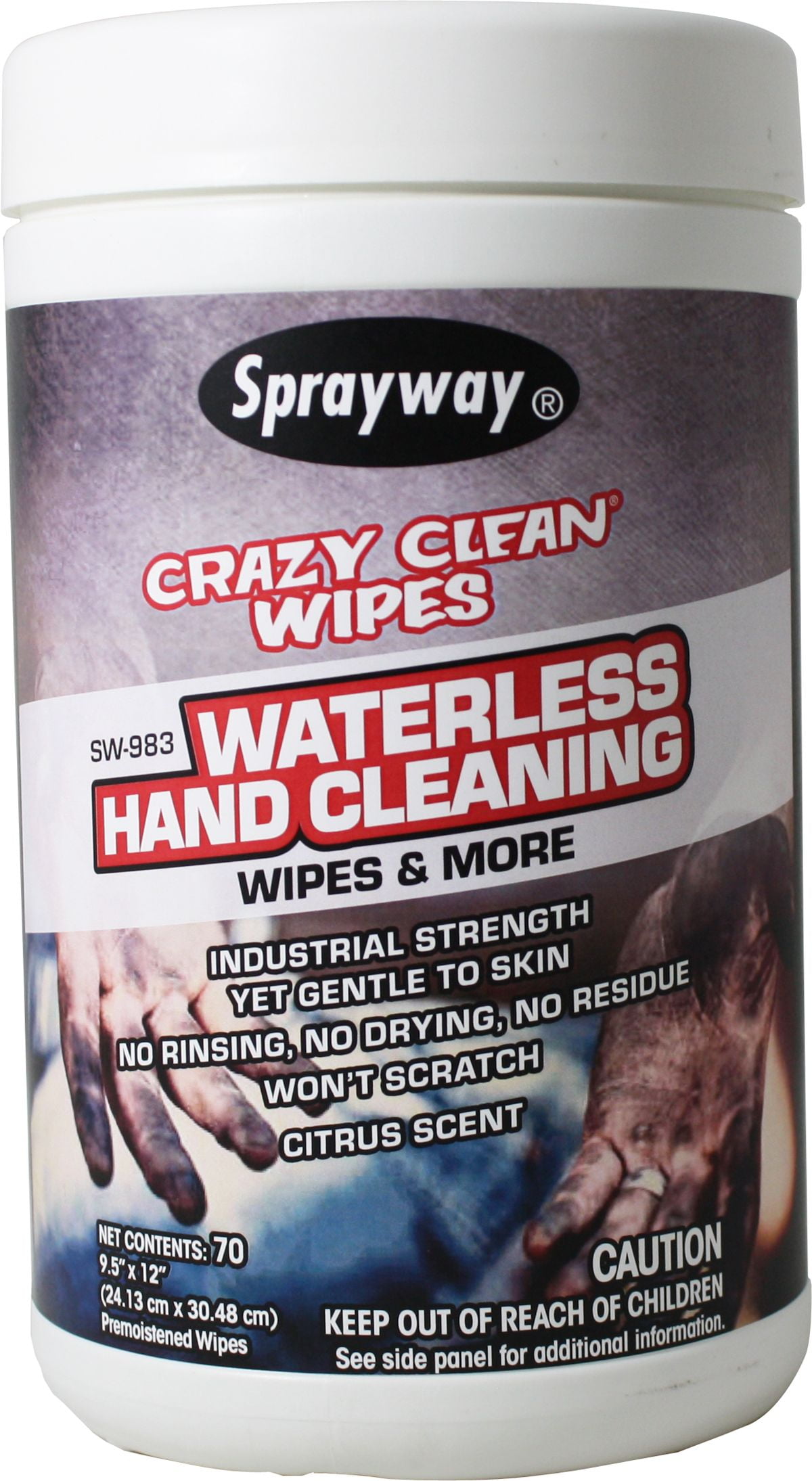 Sprayway® Crazy Clean Wipes