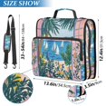 thumbnail image 2 of FORMRS Zipper Binder with Shoulder Strap 2-inch Ring 500 Sheet Capacity File Bag, Purple Seaside, 2 of 5