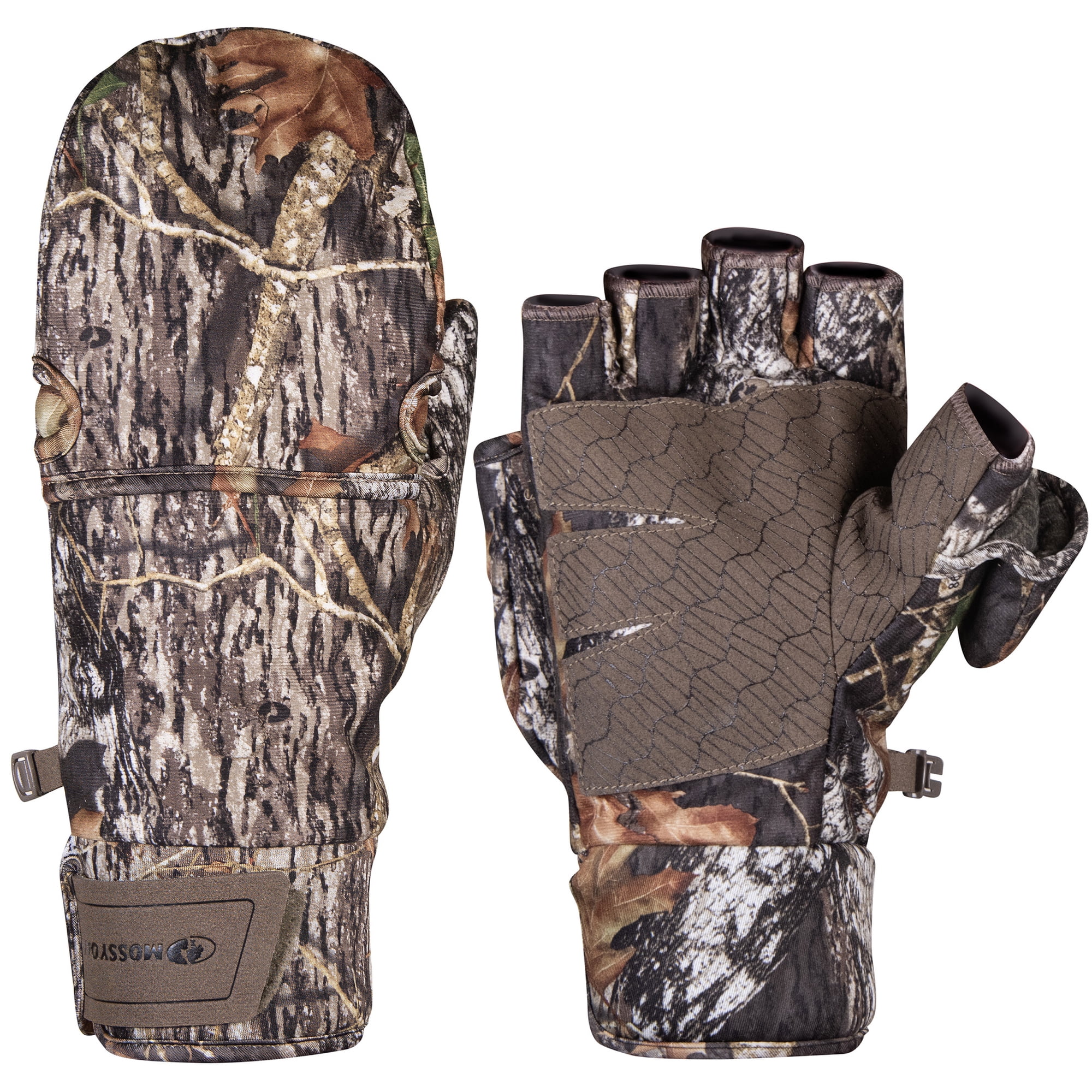 Mossy Oak Breakup Men s Pop-Top Hunting Gloves Mossy Oak Breakup L/XL