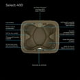 thumbnail image 4 of Select 400 4-Person Stainless 20-Jets Plug and Play Hot Tub with LED Waterfall in Keystone, 4 of 8