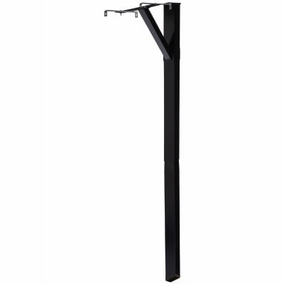 Buzones arquitectónicos Mailbox Post, acero negro, 1,52 m
