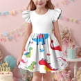 thumbnail image 1 of LOVZFMLL Robe d'Été Décontractée Sans Manches à Col Rond avec Boutons et Poches pour Filles de 2 à 12 Ans, 1 of 6