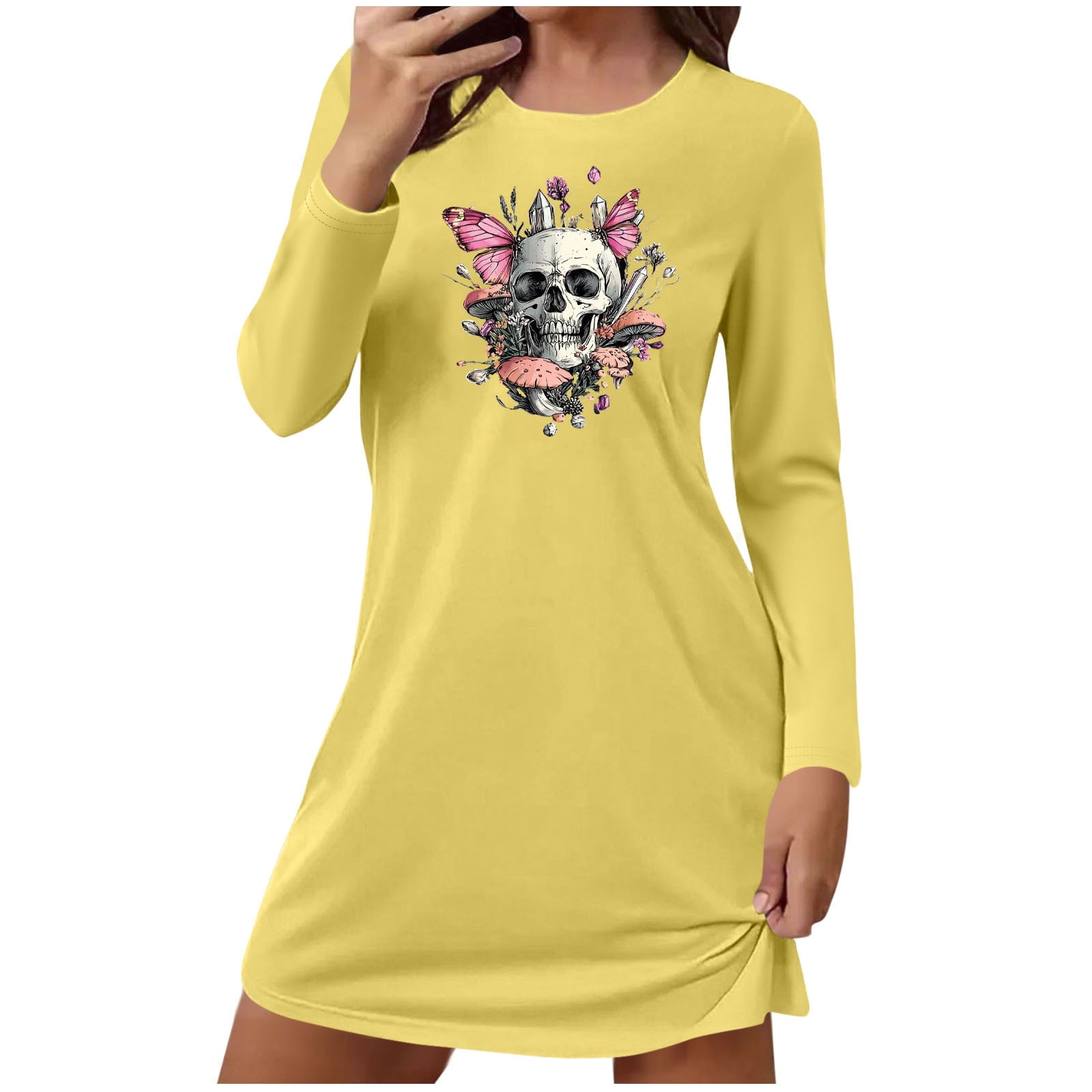 Casual Nights Women's Short Sleeve Eyelet Embroidered House Dress