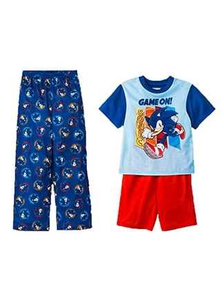Sonic The Hedgehog Kids' Pajamas & Robes Pajama - Walmart.com
