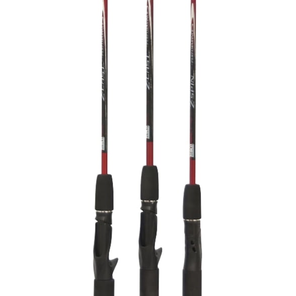 "Zebco ZCASTS602MA Medium 6' ZCast 2 Piece Spinning Fishing Rod