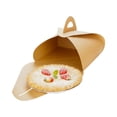 thumbnail image 2 of Ingenero Kraft Paper Large Lunch and Cake Box - 9" x 9" x 4 3/4" - 100 count box, 2 of 3
