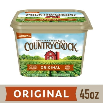 Country Crock Original Vegetable Oil Spread Tub, 45 oz
