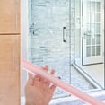 thumbnail image 4 of ETHZZLE White Flexible Threshold Ramp Strip for Bathroom and Kitchen Water Seal and Splash Guard, 4 of 8