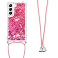 thumbnail image 1 of Funda FOXDOCK para Samsung Galaxy S21 con Cuerda Ajustable, Brillo Líquido, Protección Antigolpes y Lente – Ideal para Regalo, 1 of 6