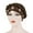 Coffee, variant on Women Turban, Faux Pearls Flowers Braid Headscarf Hat for Hair Decoration Performance and Church 1Pc