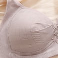 thumbnail image 4 of Siilsaa Plus Size Lingerie Sexy Lingerie for Women,Plus Size Exotic Floral Lace Lingerie Grey,E/44/100, 4 of 7