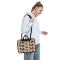 thumbnail image 6 of Lsque Fashion Hippie Girl Pattern Laptop Bag – Portable & Slim Single-Shoulder Computer Case with Adjustable Strap, Protective, Lightweight for 13”/14”/15.6” Laptops, 6 of 8