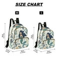 thumbnail image 3 of Quilted Backpack Fashion Backpack 10.23*5.11*12.59 Inch Women's Fashion Backpack Picnic Shopping Travel Out Sports backpack Beautiful Cartoon Mermaid, 3 of 7
