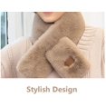 thumbnail image 3 of Women’s Winter Scarf Rectangle Furry Wrap Warm Soft Cozy, 3 of 5