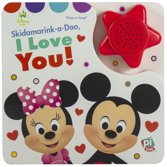PHOENIX INTL Disney with Board Book, Disney Baby: Skidamarink-a-Doo, I Love You! Sound Book 1 Piece