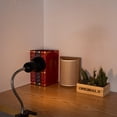 thumbnail image 4 of FSLiving Clip Lamp Adjustable Arm Wall Sconce Spotlight Wall Lamp No Wiring Needed Black Table Lamp Rechargeable Battery Operated RGB Bulbs by Remote, Wireless Timer, Dimmable Console, End Table, 4 of 7