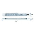 thumbnail image 2 of Pactrade Marine LED Strip Courtesy Light White PC Plastic Housing Nature White Surface Mount with Switch DC12V 4WCE RoHS Certified 9-1/2"x1/2"x7/8" (Nature White), 2 of 9