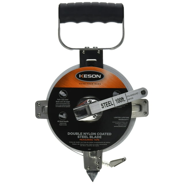 Cinta métrica Keson SNR18100, reforzada con nailon, 30 m