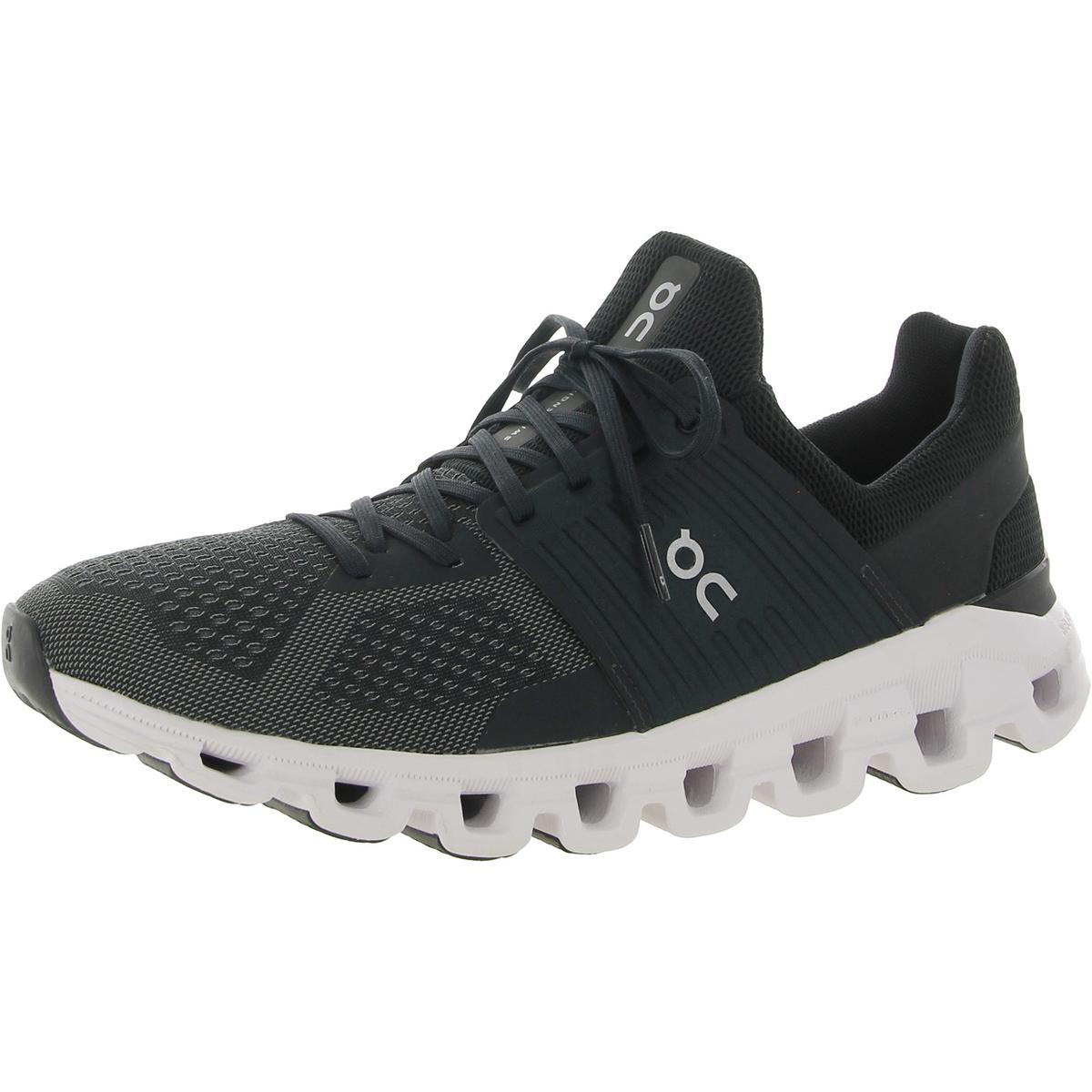 On Cloud Cloudswift Rock/Tumeric Low Top Lace-Up Sneakers Size 9M On Cloudswift 4 Alloy Lime Running Shoes 3MF10133348 Men main image 3