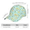 thumbnail image 2 of Rateoe Duck Cartoon Pattern Men’s Baseball Cap – Adjustable Curved Brim Hat, Soft Cotton Sports Cap for Outdoor, Casual, and Everyday Wear, Comfortable & Breathable, 2 of 6