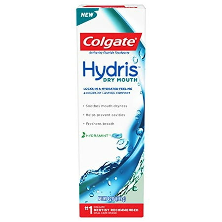 Colgate Hydris Dry Mouth Toothpaste, Hydramint Gel, 4.2 oz  