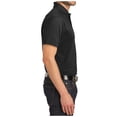 thumbnail image 3 of Yellow Rooster Mens Short Sleeve Stretch Pique Polo Black XS, 3 of 4