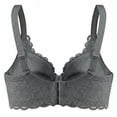 thumbnail image 5 of Noric Women's Thin Floral Lace Underwire Bra Adjustable Straps Lift stay-Sag Side Support Comfort Shaping Bustier, 5 of 8
