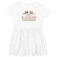 thumbnail image 3 of Inktastic I Love My Frenchies Girls Toddler Dress, 3 of 5