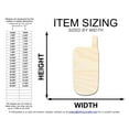 thumbnail image 2 of Unfinished Wood Flip Phone Shape | DIY Craft Cutout 20" / 3/4", 2 of 3