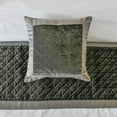 thumbnail image 2 of The HomeCentric King / Queen / Twin Grey Decorative Bed Runner CA King 86"x18" Bed Runner WITHOUT Pillow Cover, Quilted, Solid Color Bed Scarf on Velvet fabric - Grey Grace, 2 of 5