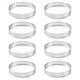 thumbnail image 1 of 8X Moldes Redondos Agujero Acero Inoxidable para Tartas 20 cm Anillo de Tarta de Pastel de Mousse Postre de Pizza Molde de DecoracióN de Bricolaje Herramienta Cocina para Hornear, 1 of 5