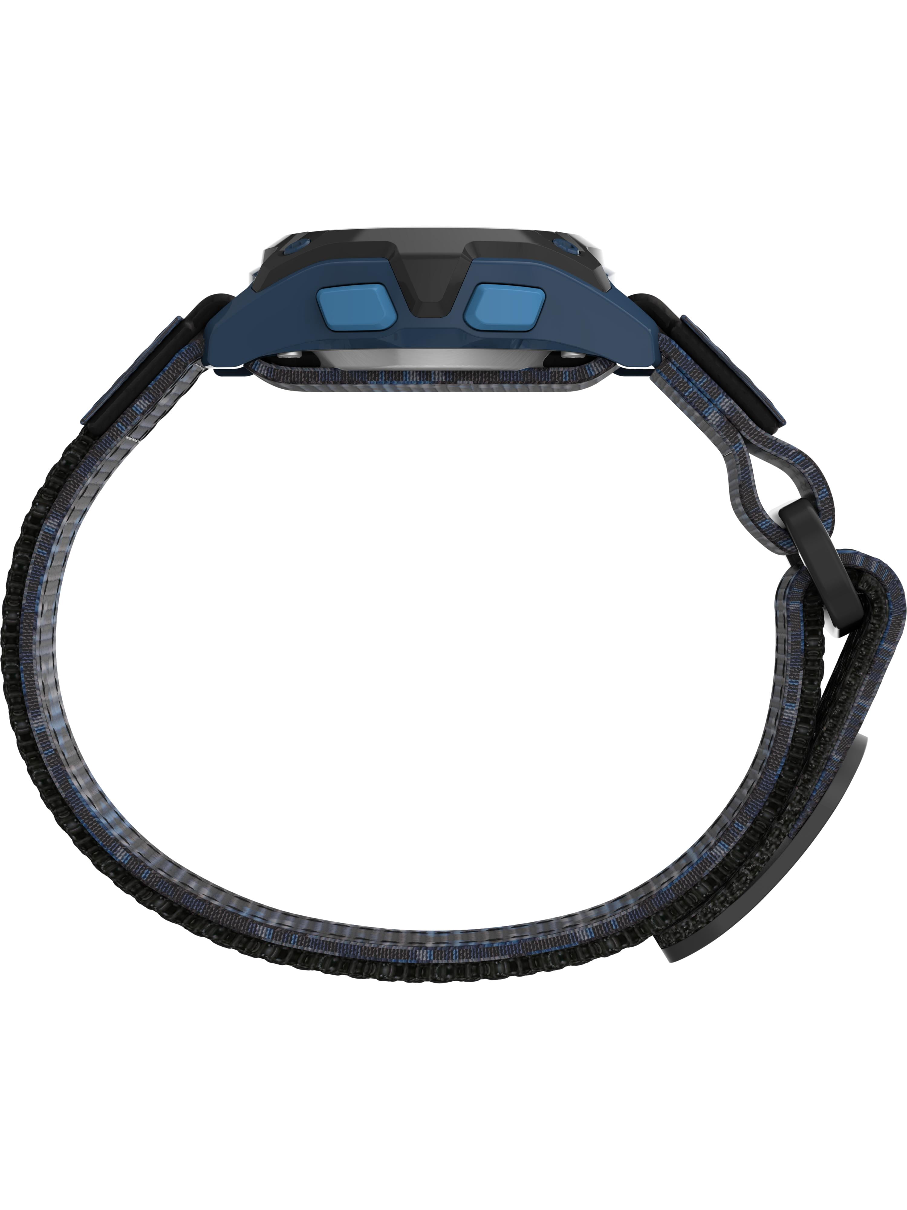 TIMEX TIME MACHINES® 35mm Blue Camo Fast Wrap® Kids Digital Watch