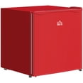 thumbnail image 1 of Minicongelador HOMCOM de 32 litros, compacto, vertical, con estante extraíble, color rojo, 1 of 9