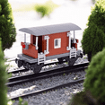 thumbnail image 2 of General Jim's Toys & Bricks Retro Train Caboose Carriage Building Blocks Set - 90 Pieces, 2 of 5