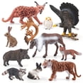 thumbnail image 1 of MesaSeCA Simulated Tiger Wild Boar Eagle Fox Deer Forest Animal Model Set, 1 of 5
