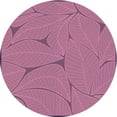 thumbnail image 1 of Ahgly Company Machine Washable Indoor Round Transitional HotPink Area Rugs, 3' Round, 1 of 7