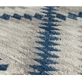 thumbnail image 7 of Soleil BR30B Kilim Navy Tribal Moroccan navy Area Rug, 2'x8', 7 of 7