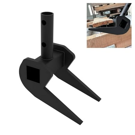 Pallet Buster Tool, Heavy Duty Deck Wrecker, Pallet Breaker Board Removal Tool, Wood Pallet Tool for Breaking Pallets, Framing, Roofing, Drywall Without Handle（Black）