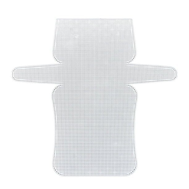 Láminas de malla de lona, accesorio de láminas de lona en blanco, lámina moldeadora para manualidades de bricolaje estilo A