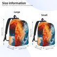 thumbnail image 4 of Naloa Canvas Backpack for Men Women Red And Blue Waves Print Rucksack Casual Travel Daypack Large and Small Durable College Tote Satchel Bookbag for Teens, 4 of 8