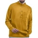 thumbnail image 2 of pstuiky camisas de manga larga para hombre, Camisa de manga larga con cuello alto y botones, holgada, informal, de color liso, a la moda, para hombre camisetas de hombre xl, 2 of 6