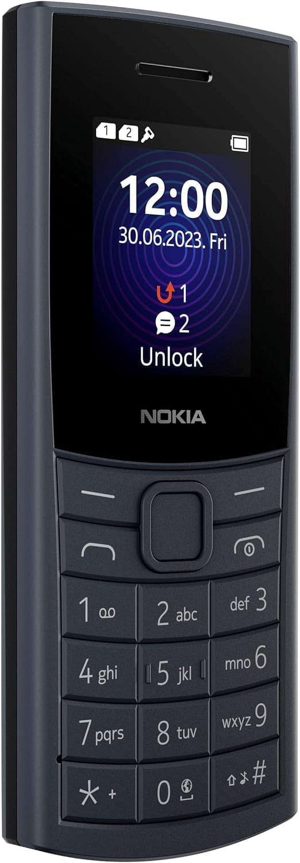 Nokia 110 4G (2023) GSM Unlocked Global Version, VoLTE-ready, 1.8" IPS, 1450 mAh - Blue