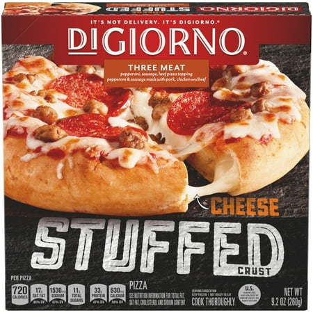 DiGiorno Cheese Stuffed Crust Three Meat Frozen Pizza - 9.2oz