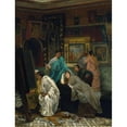 thumbnail image 2 of Lawrence Alma-Tadema 19x24 Gold Ornate Framed and Double Matted Museum Art Print Titled - The Collector of Pictures at the Time of Augustus (1867), 2 of 4