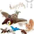 thumbnail image 2 of Interactive Cat Toys Rechargeable Flying Bird Cat Toy Chirping Flapping Bird O6, 2 of 8