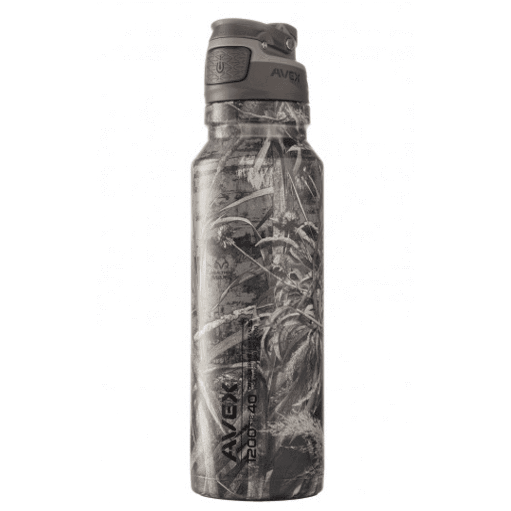 avex metal water bottle