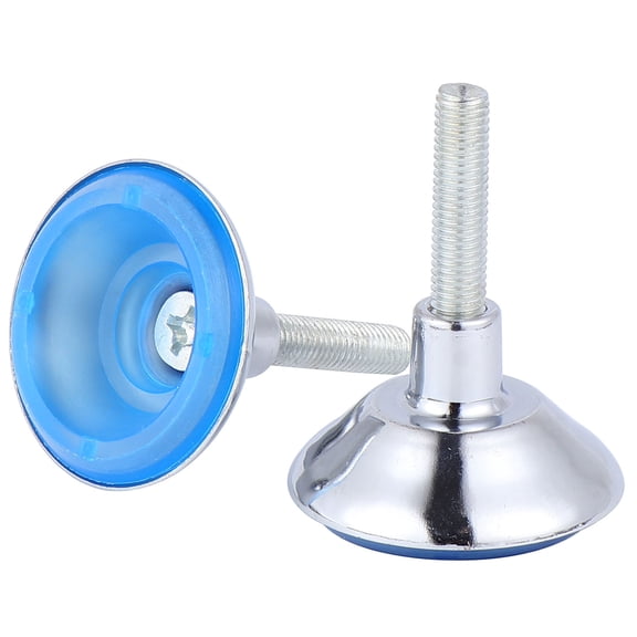 OULII 12 Pcs Table Leg Height Adjusters with Polished Iron for Kitchen Tables