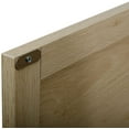 thumbnail image 5 of Natural Rattan Storage Cabinet, Modern Accent Storage Cabinet with 2 Rattan Doors and Metal Legs, Wood Kitchen Sideboard with Adjustable Inner Shelves for Entryway, Living Room, Bedroom, Natural, 5 of 9