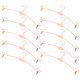 thumbnail image 1 of WEUVEB 10Ud Comerciales Para Ropa Con Clips Metálicos Dorado Rosa Y Agarre Firme, 1 of 7