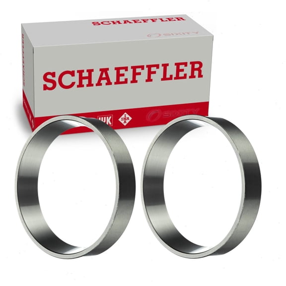 2 pc Schaeffler Rear Inner Wheel Bearing Races compatible with Chevrolet Silverado 2500 1999-2011